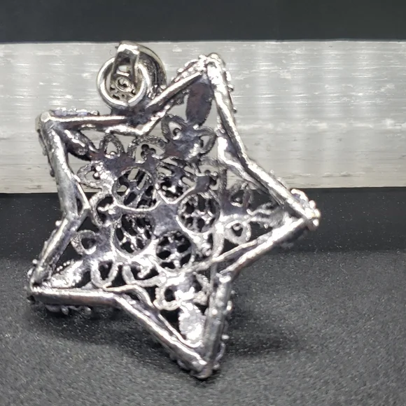 Larimar Star Pendant - Picture 2 of 4